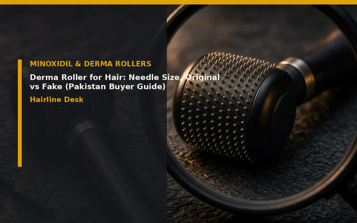 Derma Roller for Hair: Needle Size, Original vs Fake (Pakistan Buyer Guide)