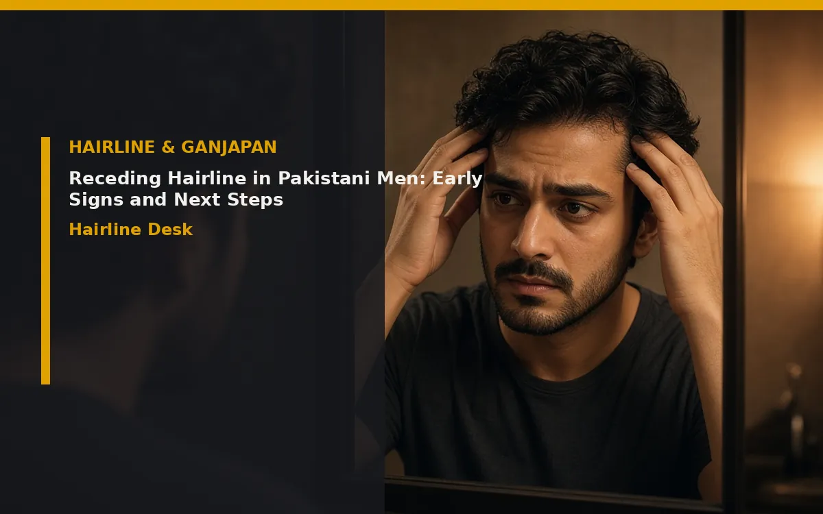 Receding Hairline in Pakistani Men: Early Signs and Next Steps